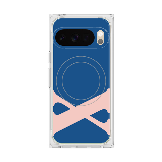 Premium Square Case with Pixelsnap［ Original - initial color - X navy ］