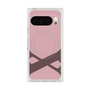 Premium Square Case with Pixelsnap［ Original - initial color - X dusty pink ］