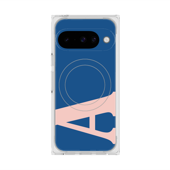 Premium Square Case with Pixelsnap［ Original - initial color - A navy ］