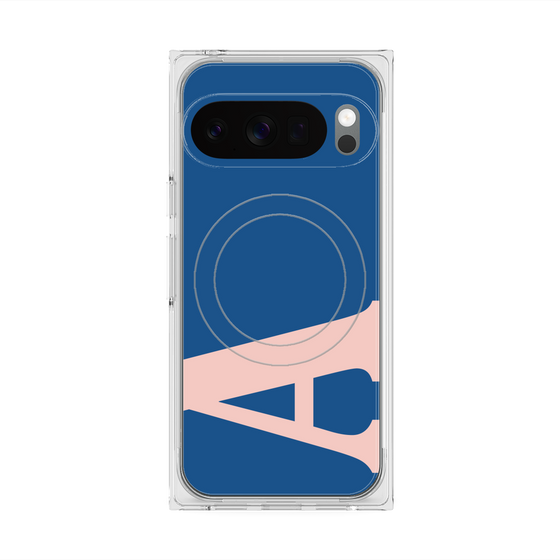 Premium Square Case with Pixelsnap［ Original - initial color - A navy ］