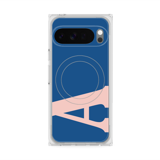 Premium Square Case with Pixelsnap［ Original - initial color - A navy ］