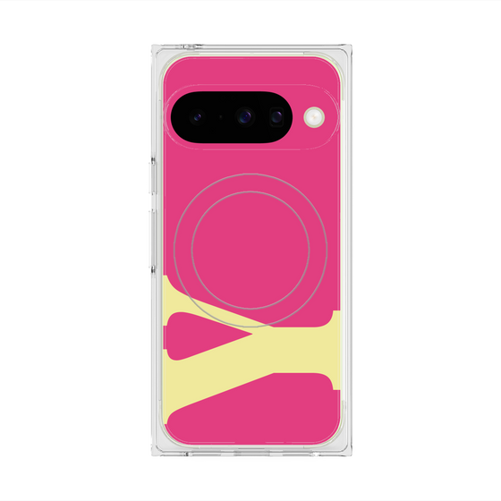 Premium Square Case with Pixelsnap［ Original - initial color - Y pink ］