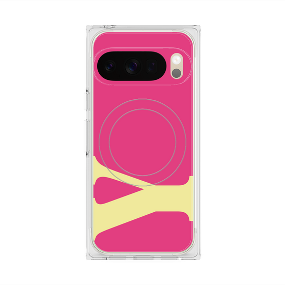 Premium Square Case with Pixelsnap［ Original - initial color - Y pink ］