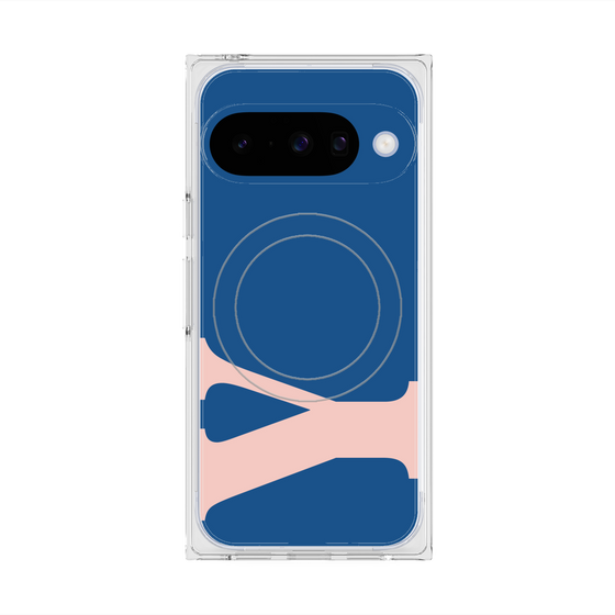 Premium Square Case with Pixelsnap［ Original - initial color - Y navy ］