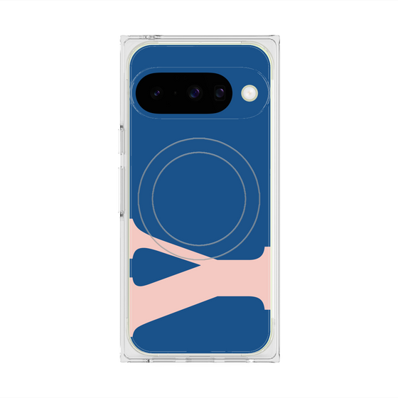 Premium Square Case with Pixelsnap［ Original - initial color - Y navy ］