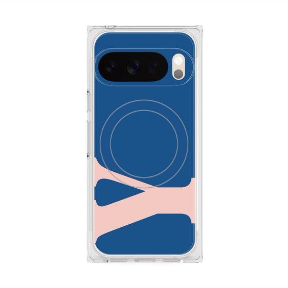 Premium Square Case with Pixelsnap［ Original - initial color - Y navy ］
