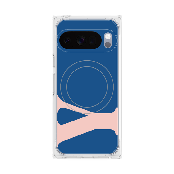 Premium Square Case with Pixelsnap［ Original - initial color - Y navy ］