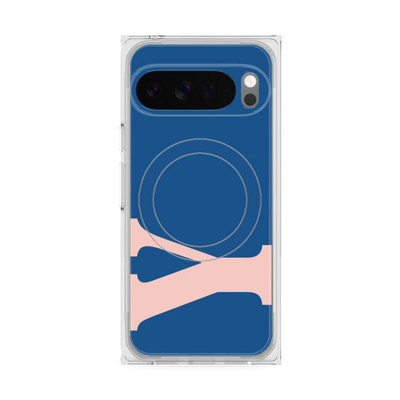 Premium Square Case with Pixelsnap［ Original - initial color - Y navy ］