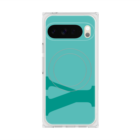 Premium Square Case with Pixelsnap［ Original - initial color - Y light green ］