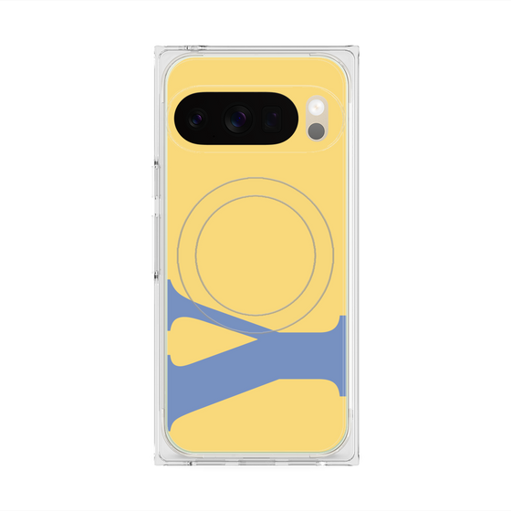 Premium Square Case with Pixelsnap［ Original - initial color - Y yellow ］