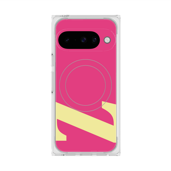 Premium Square Case with Pixelsnap［ Original - initial color - Z pink ］