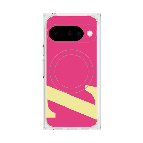 Premium Square Case with Pixelsnap［ Original - initial color - Z pink ］