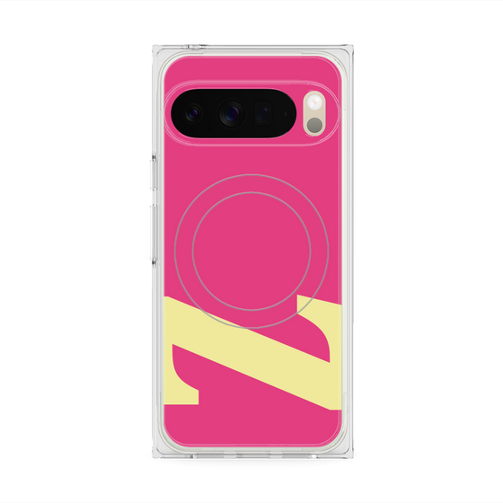 Premium Square Case with Pixelsnap［ Original - initial color - Z pink ］
