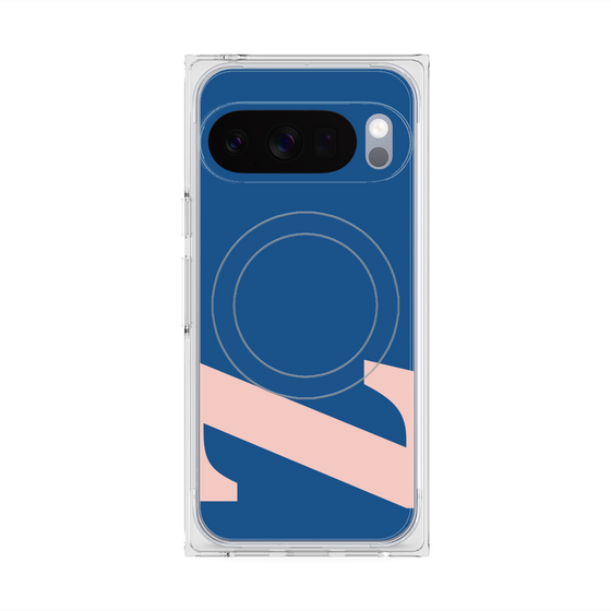 Premium Square Case with Pixelsnap［ Original - initial color - Z navy ］