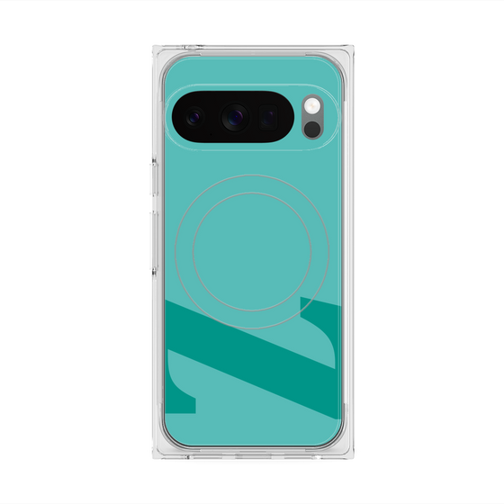 Premium Square Case with Pixelsnap［ Original - initial color - Z light green ］