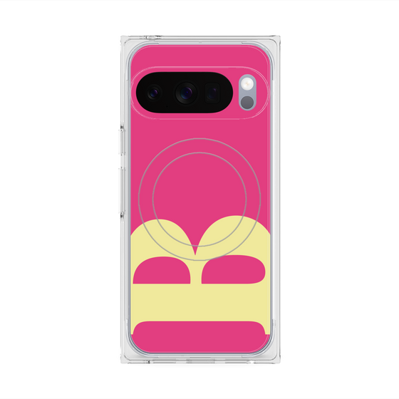 Premium Square Case with Pixelsnap［ Original - initial color - B pink ］