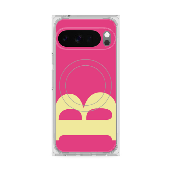 Premium Square Case with Pixelsnap［ Original - initial color - B pink ］