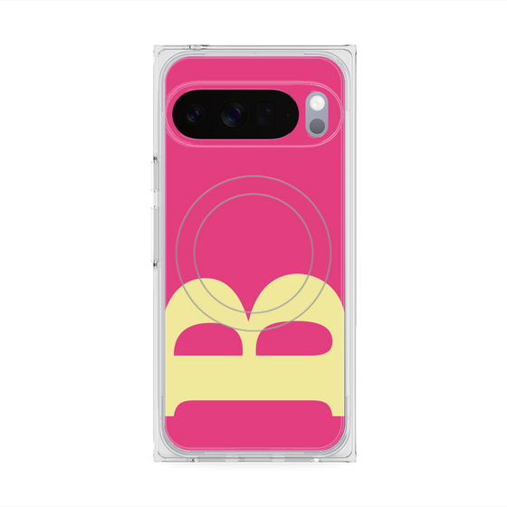 Premium Square Case with Pixelsnap［ Original - initial color - B pink ］