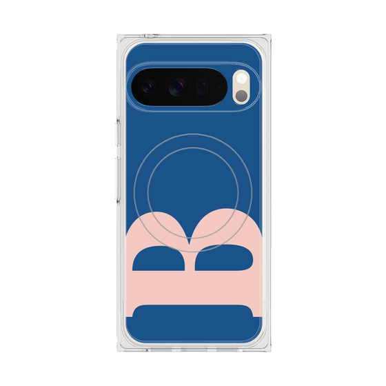 Premium Square Case with Pixelsnap［ Original - initial color - B navy ］