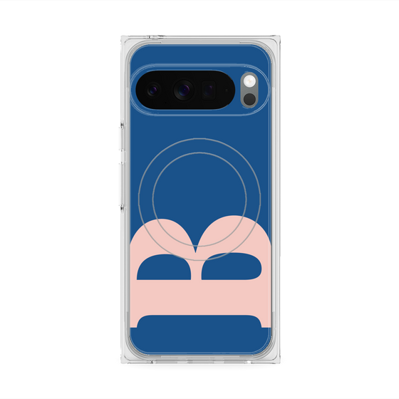 Premium Square Case with Pixelsnap［ Original - initial color - B navy ］