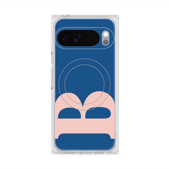 Premium Square Case with Pixelsnap［ Original - initial color - B navy ］