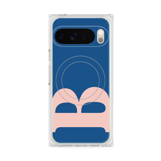 Premium Square Case with Pixelsnap［ Original - initial color - B navy ］