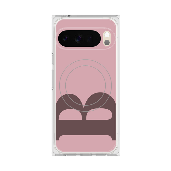 Premium Square Case with Pixelsnap［ Original - initial color - B dusty pink ］