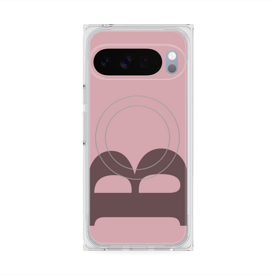Premium Square Case with Pixelsnap［ Original - initial color - B dusty pink ］