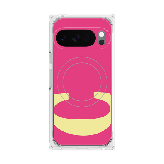 Premium Square Case with Pixelsnap［ Original - initial color - C pink ］