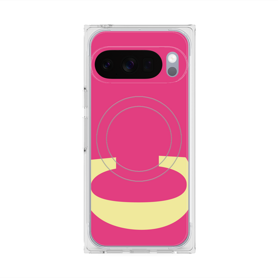 Premium Square Case with Pixelsnap［ Original - initial color - C pink ］