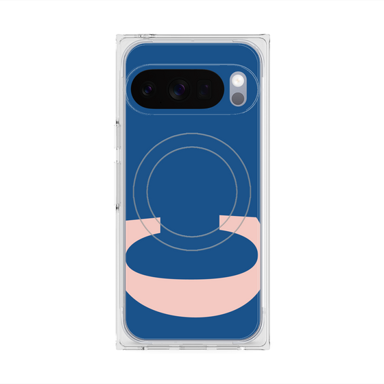 Premium Square Case with Pixelsnap［ Original - initial color - C navy ］