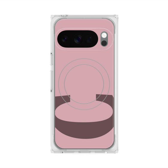 Premium Square Case with Pixelsnap［ Original - initial color - C dusty pink ］