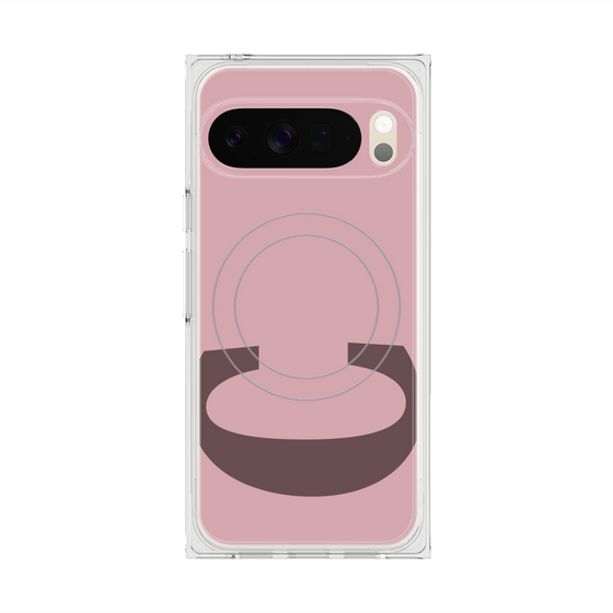 Premium Square Case with Pixelsnap［ Original - initial color - C dusty pink ］