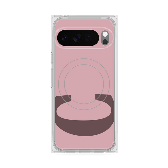 Premium Square Case with Pixelsnap［ Original - initial color - C dusty pink ］