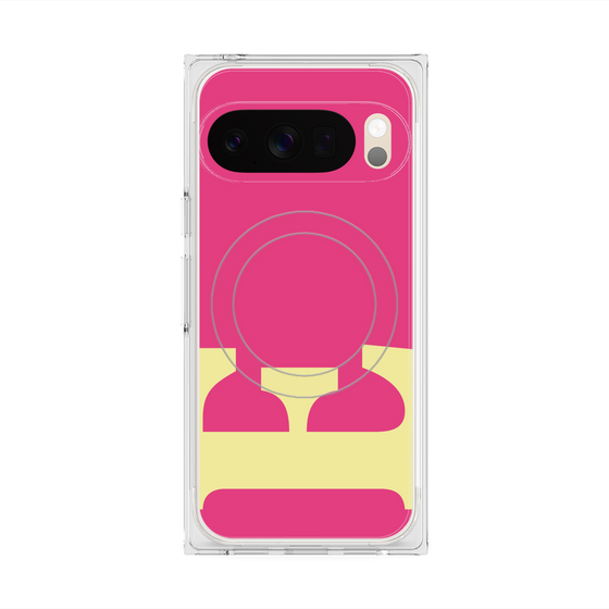 Premium Square Case with Pixelsnap［ Original - initial color - E pink ］