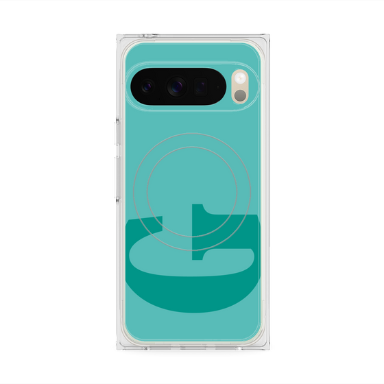 Premium Square Case with Pixelsnap［ Original - initial color - G light green ］