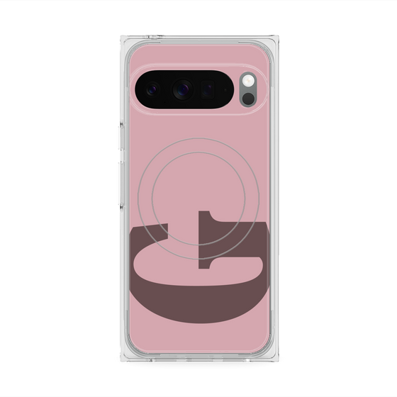 Premium Square Case with Pixelsnap［ Original - initial color - G dusty pink ］