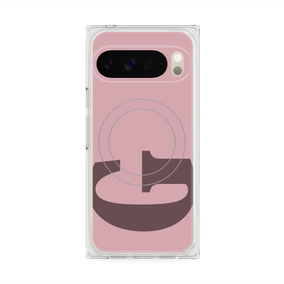 Premium Square Case with Pixelsnap［ Original - initial color - G dusty pink ］