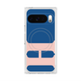 Premium Square Case with Pixelsnap［ Original - initial color - H navy ］