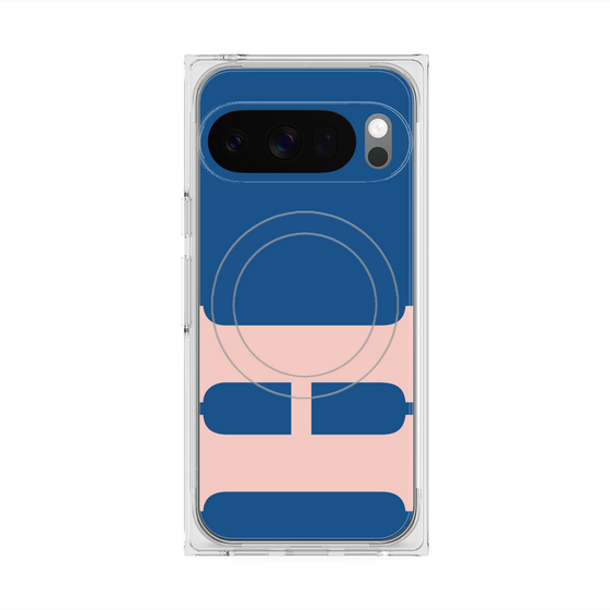 Premium Square Case with Pixelsnap［ Original - initial color - H navy ］