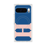 Premium Square Case with Pixelsnap［ Original - initial color - H navy ］