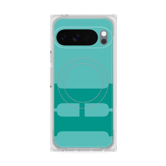 Premium Square Case with Pixelsnap［ Original - initial color - H light green ］