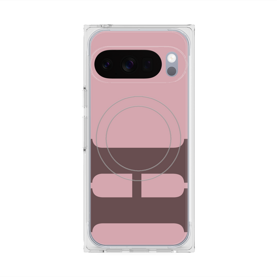 Premium Square Case with Pixelsnap［ Original - initial color - H dusty pink ］