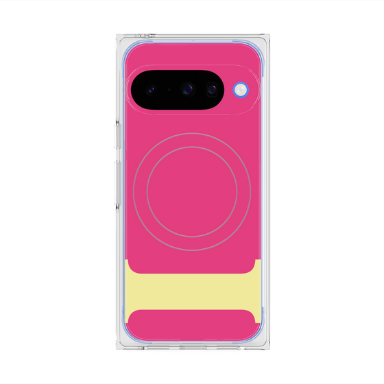 Premium Square Case with Pixelsnap［ Original - initial color - I pink ］