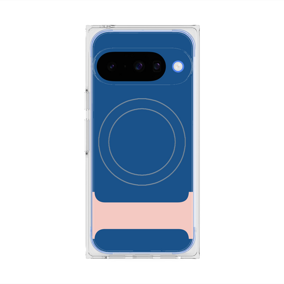 Premium Square Case with Pixelsnap［ Original - initial color - I navy ］