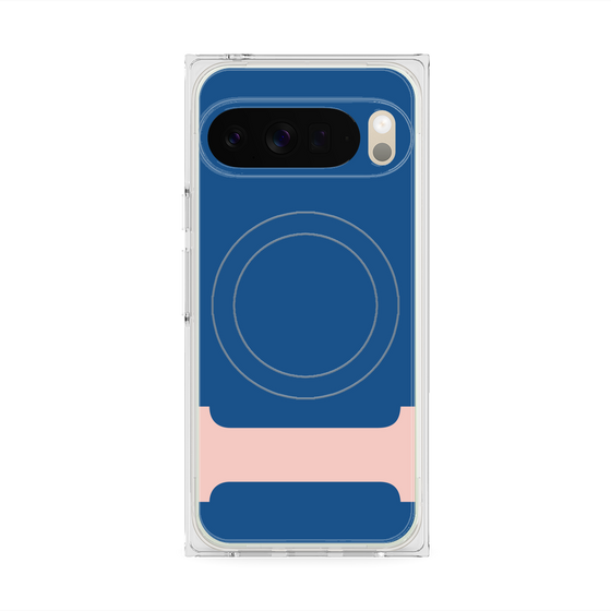 Premium Square Case with Pixelsnap［ Original - initial color - I navy ］