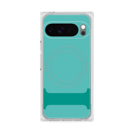 Premium Square Case with Pixelsnap［ Original - initial color - I light green ］
