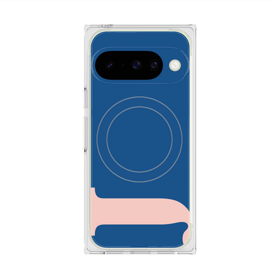 Premium Square Case with Pixelsnap［ Original - initial color - J navy ］