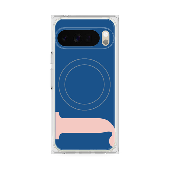 Premium Square Case with Pixelsnap［ Original - initial color - J navy ］