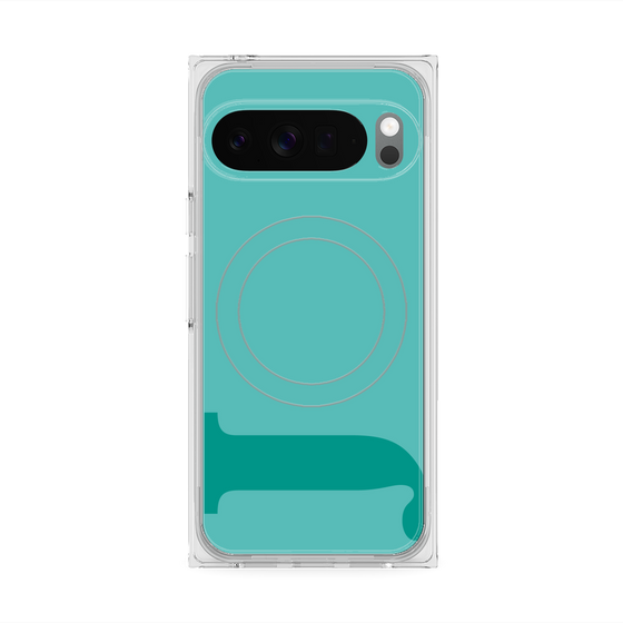 Premium Square Case with Pixelsnap［ Original - initial color - J light green ］